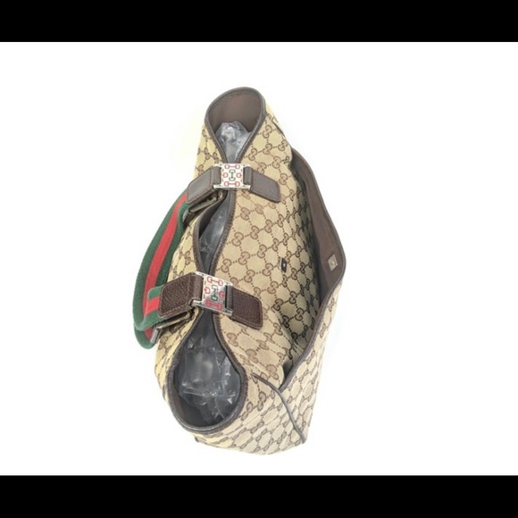 Gucci Shoulder Bag Web Monogram GG Tote - Picture 11 of 15